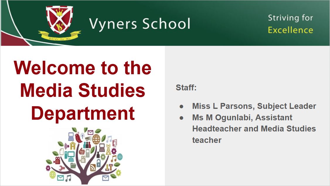 Media Studies presentation - Click here to download