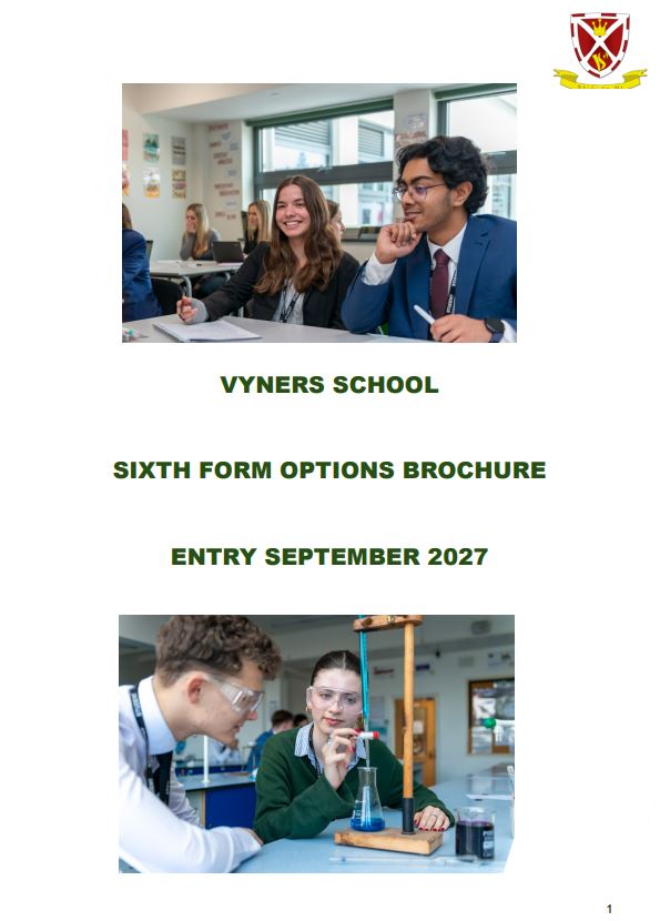 Sixth Form Options Brochure - Click here to download