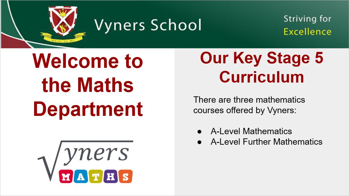 Maths presentation - Click here to download